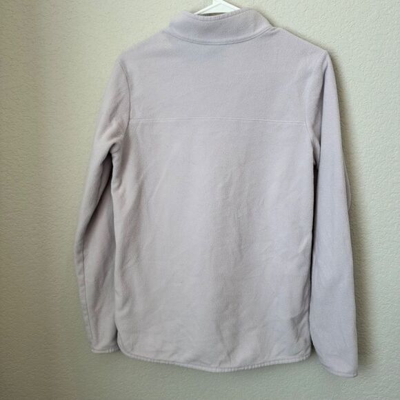 The North Face Glacier Pastel Lavender Purple Quarter Zip Fleece Pullover Size M - Picture 6 of 6